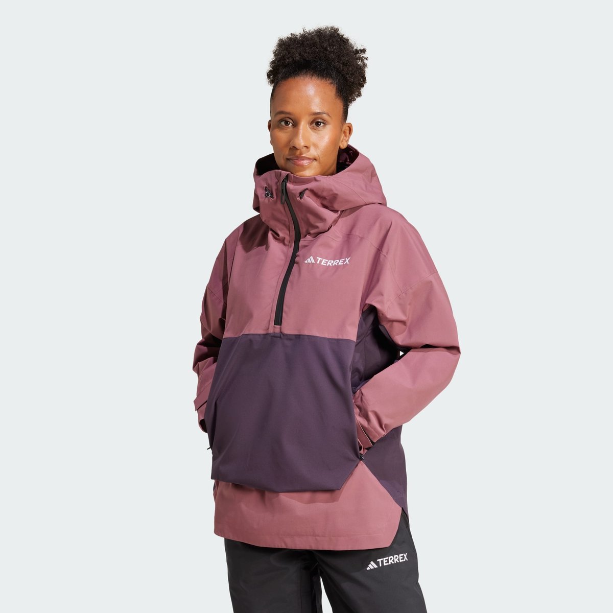 Anorak Terrex Xperior 2L Lined RAIN.RDY burgundy / aurora black, adidas Performance