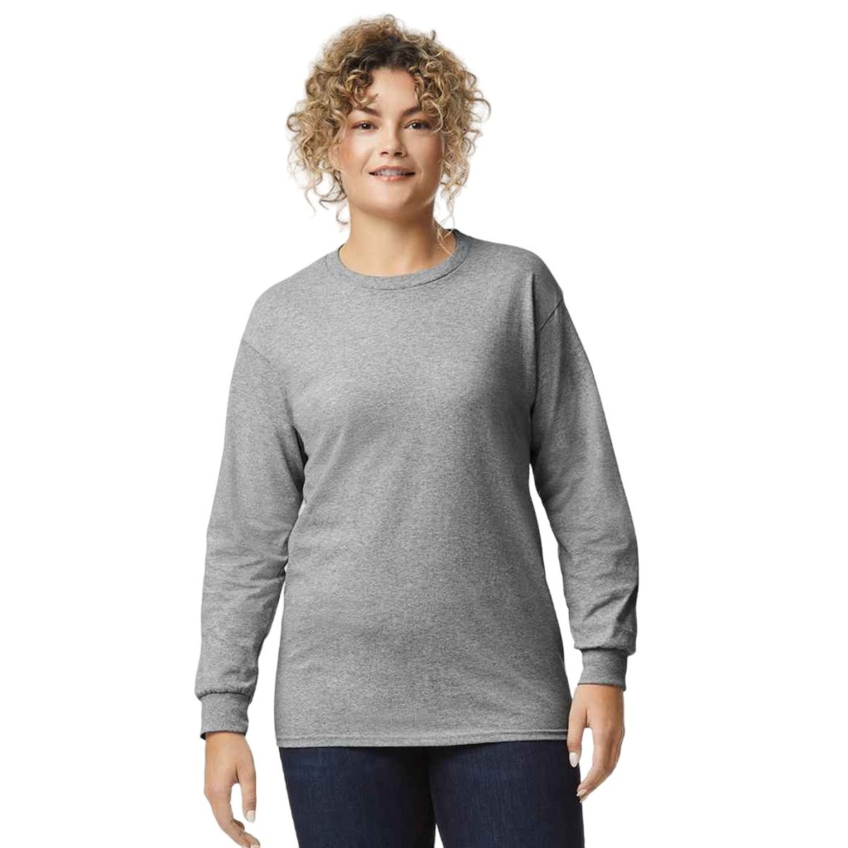 T-shirt ULTRA COTTON gris, GILDAN