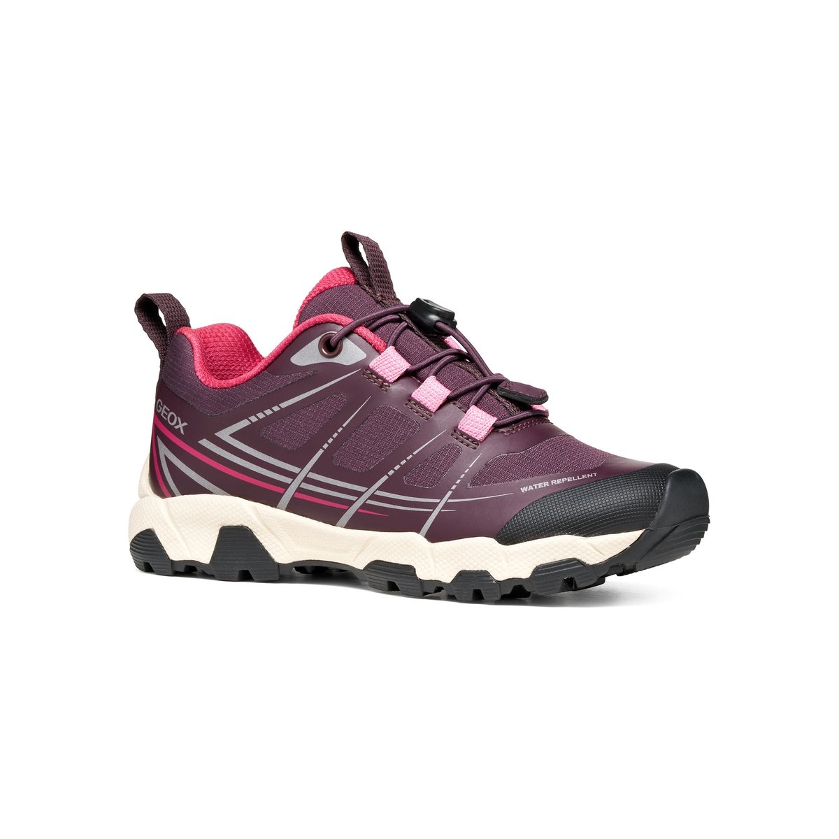 Baskets  J MAGNETAR  WR bordeaux/rose, GEOX