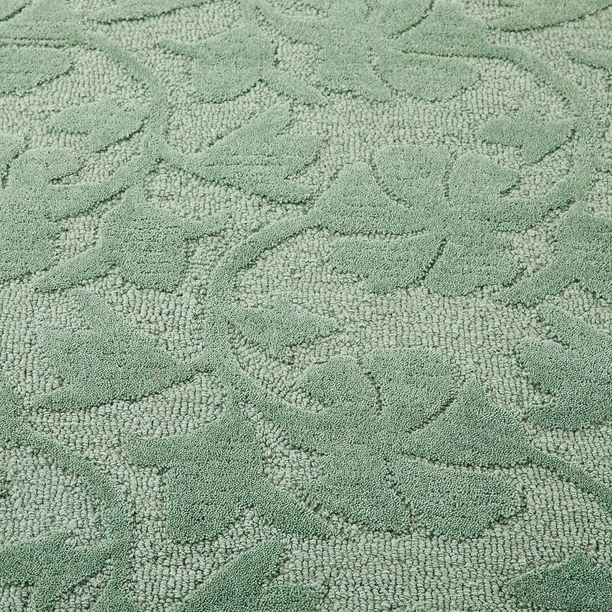 Tappeto in lana con motivo floreale, Tyma verde eucalipto, LA REDOUTE INTERIEURS