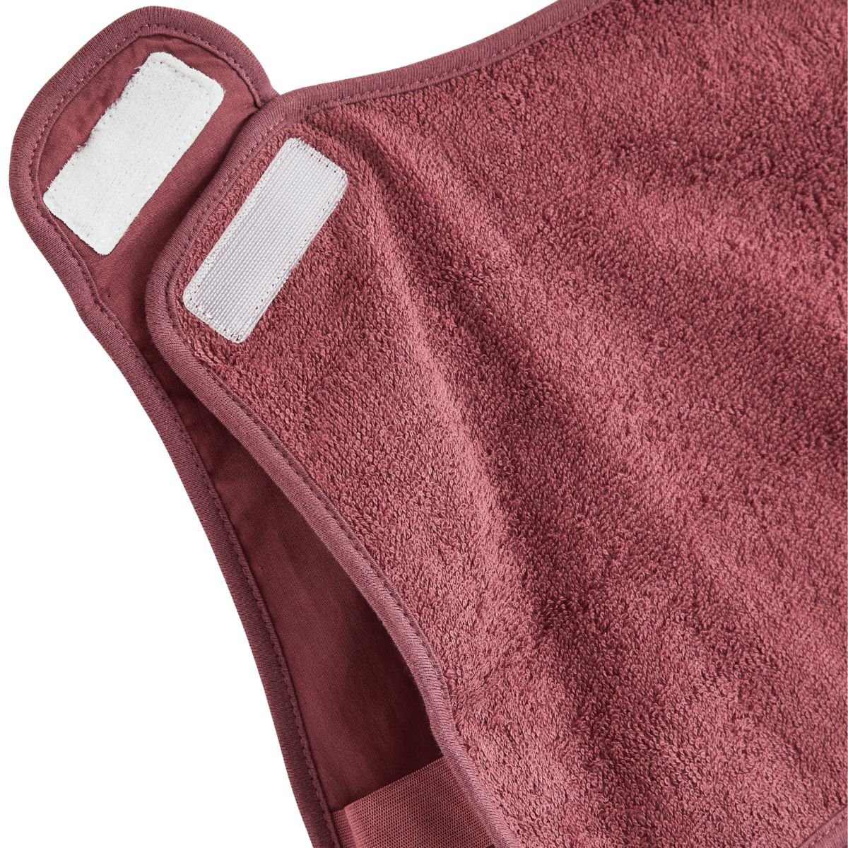 Lot de 2 bavoirs bébé en éponge Léa rose, PETIT BEGUIN