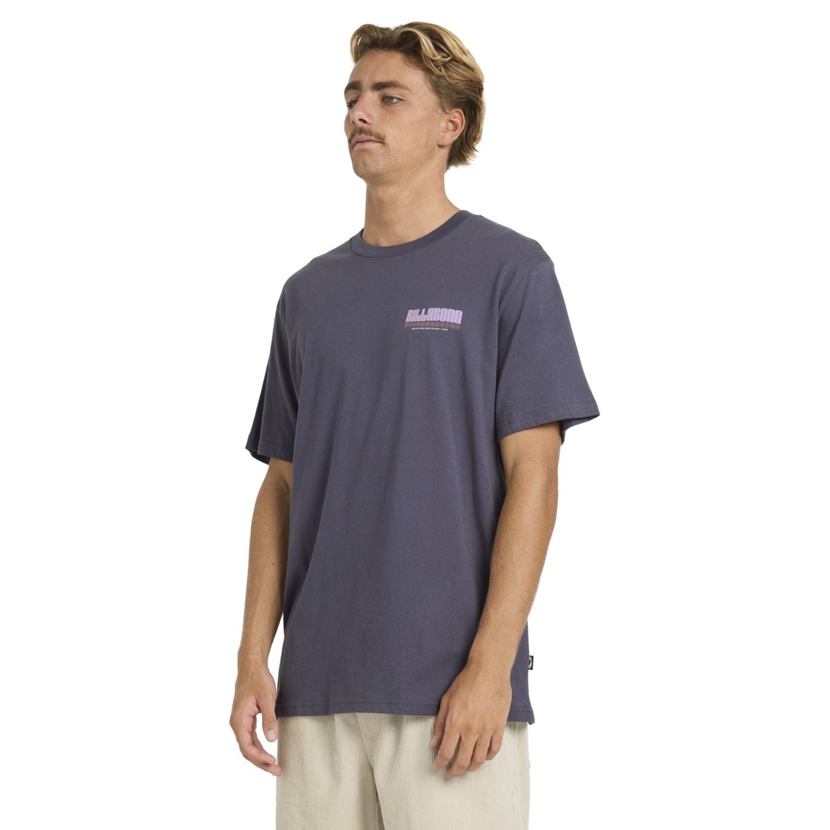 T shirt manches courtes BROADSHEET PREMIUM noir graystone, BILLABONG