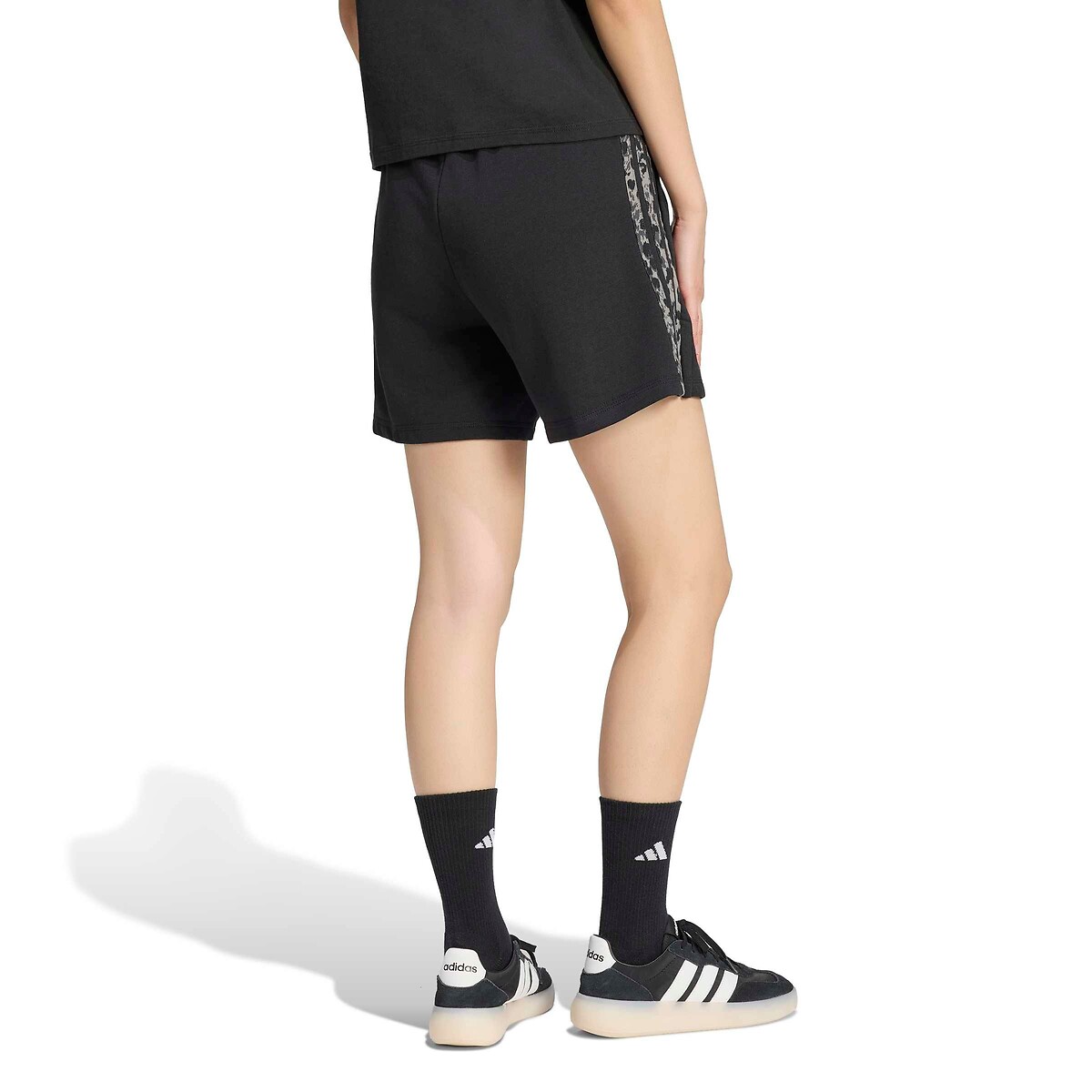 Short imprimé léopard noir, ADIDAS SPORTSWEAR
