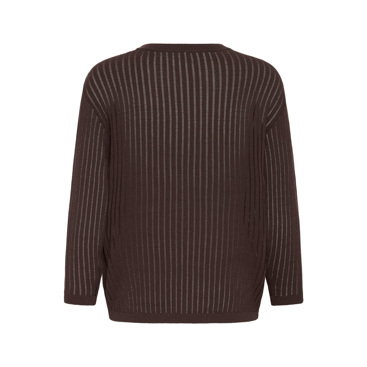 Pullover tricoté marron coffee bean, KAFFE