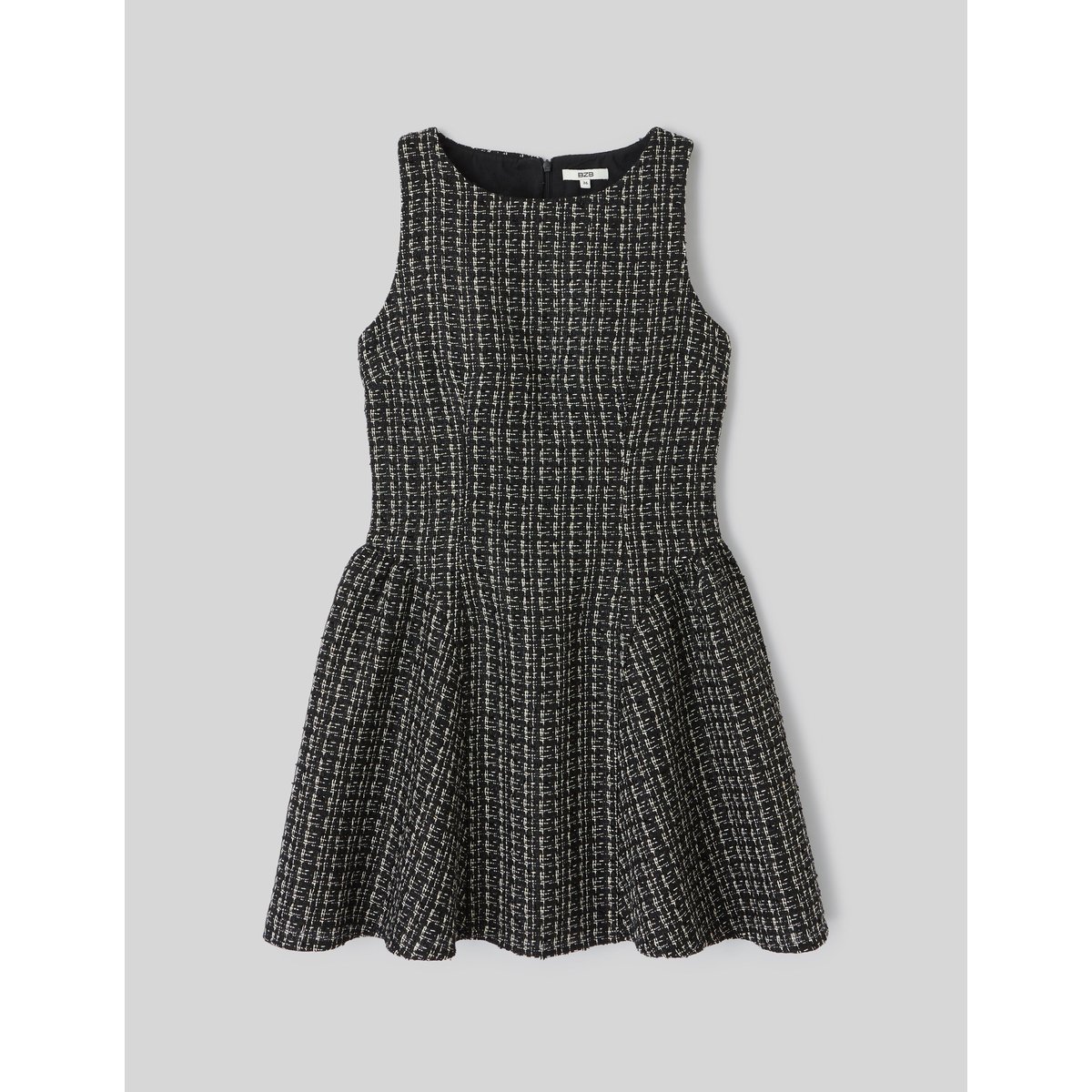 Robe en tweed noir, BZB