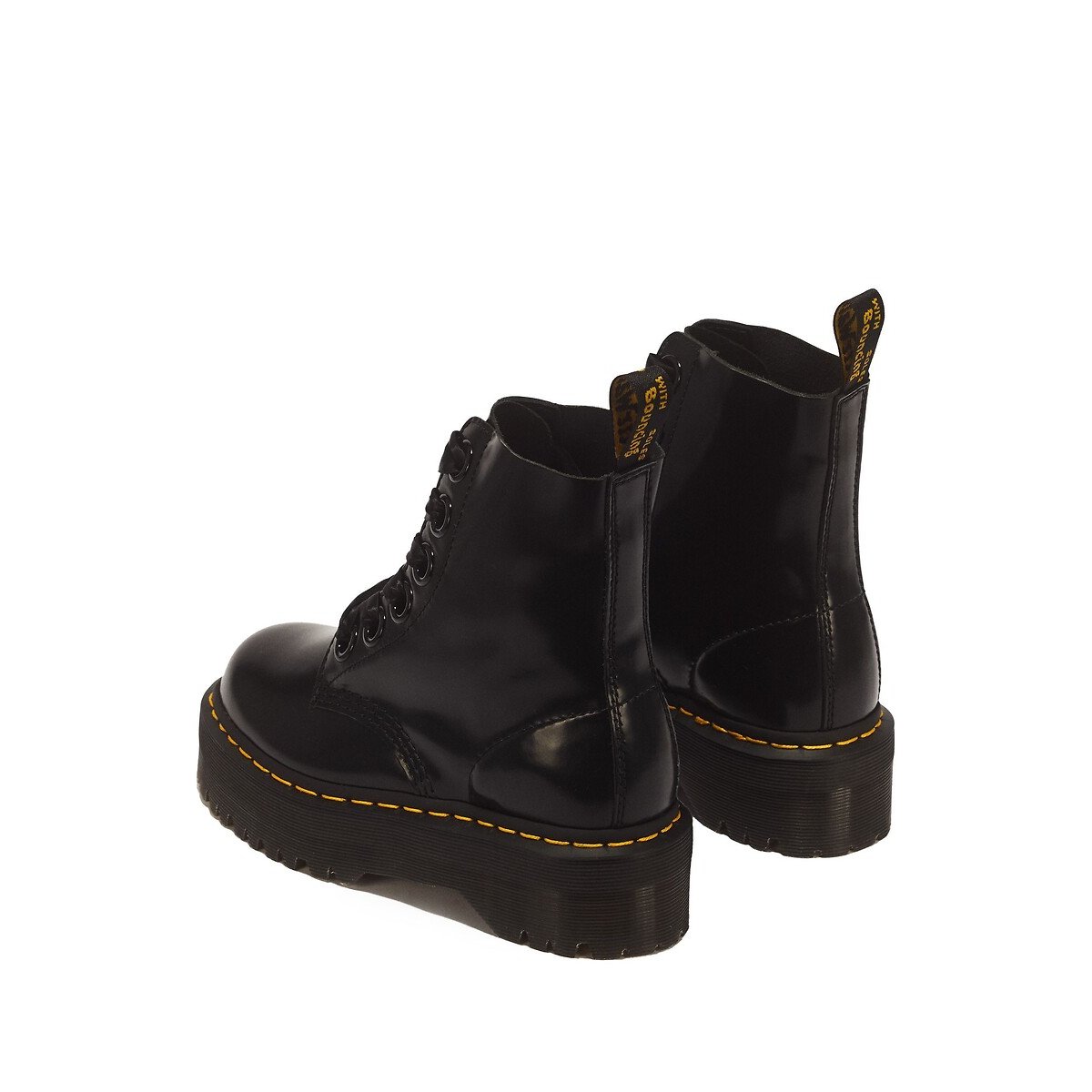 Buttero Molly Leather Platform Ankle Boots black, DR. MARTENS