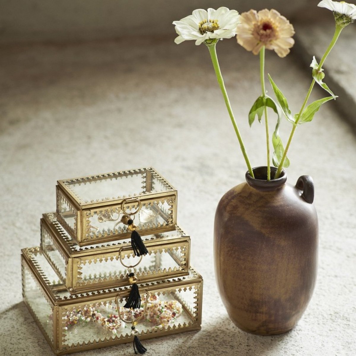 Petite boite rangement verre transparent, MADAM STOLTZ
