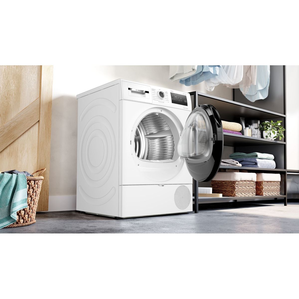 Sèche linge pompe à chaleur WTH8520BFR, SERENITY, Série 4 couleur unique, BOSCH