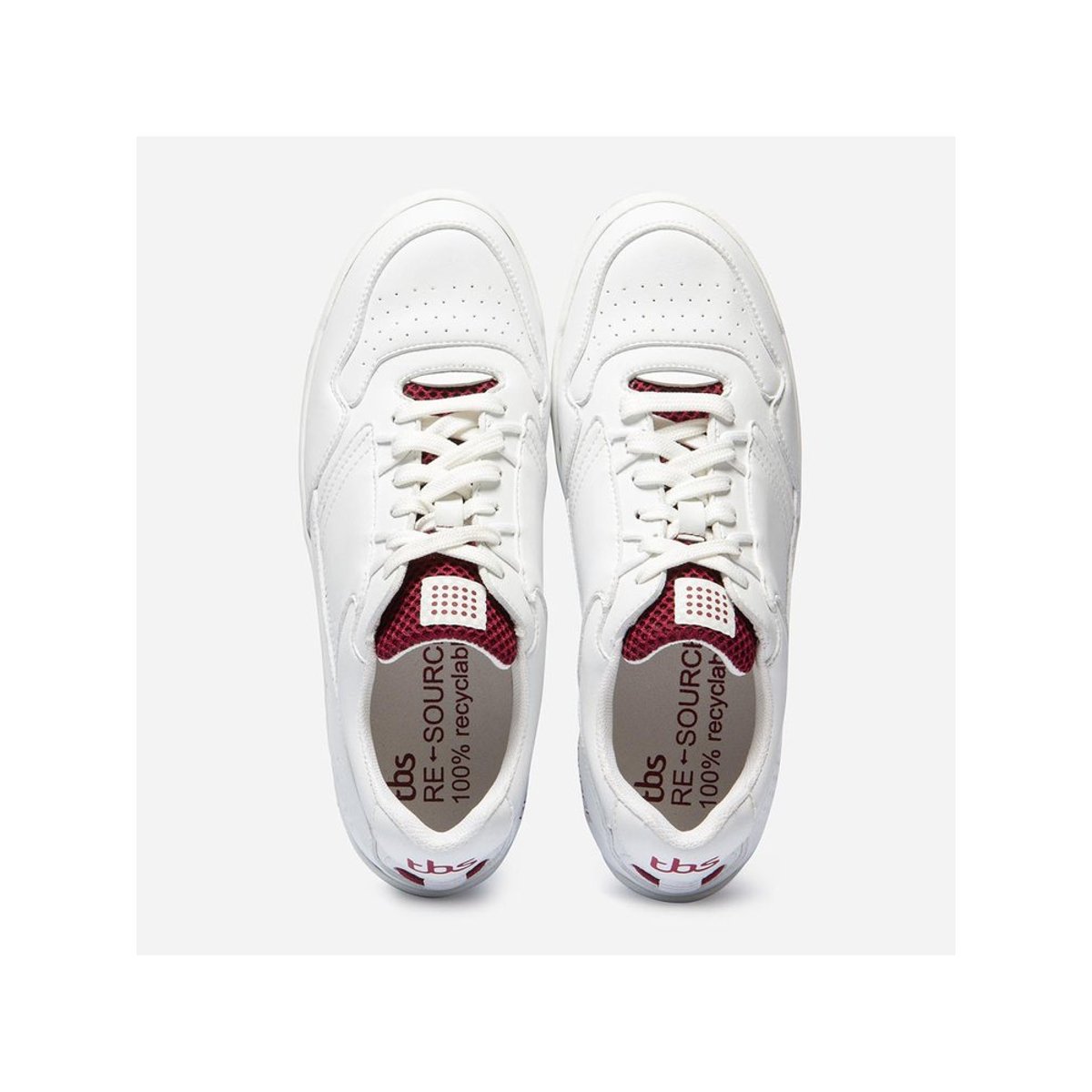 Baskets RSOURSE5Z7H57 blanc / bordeaux, TBS
