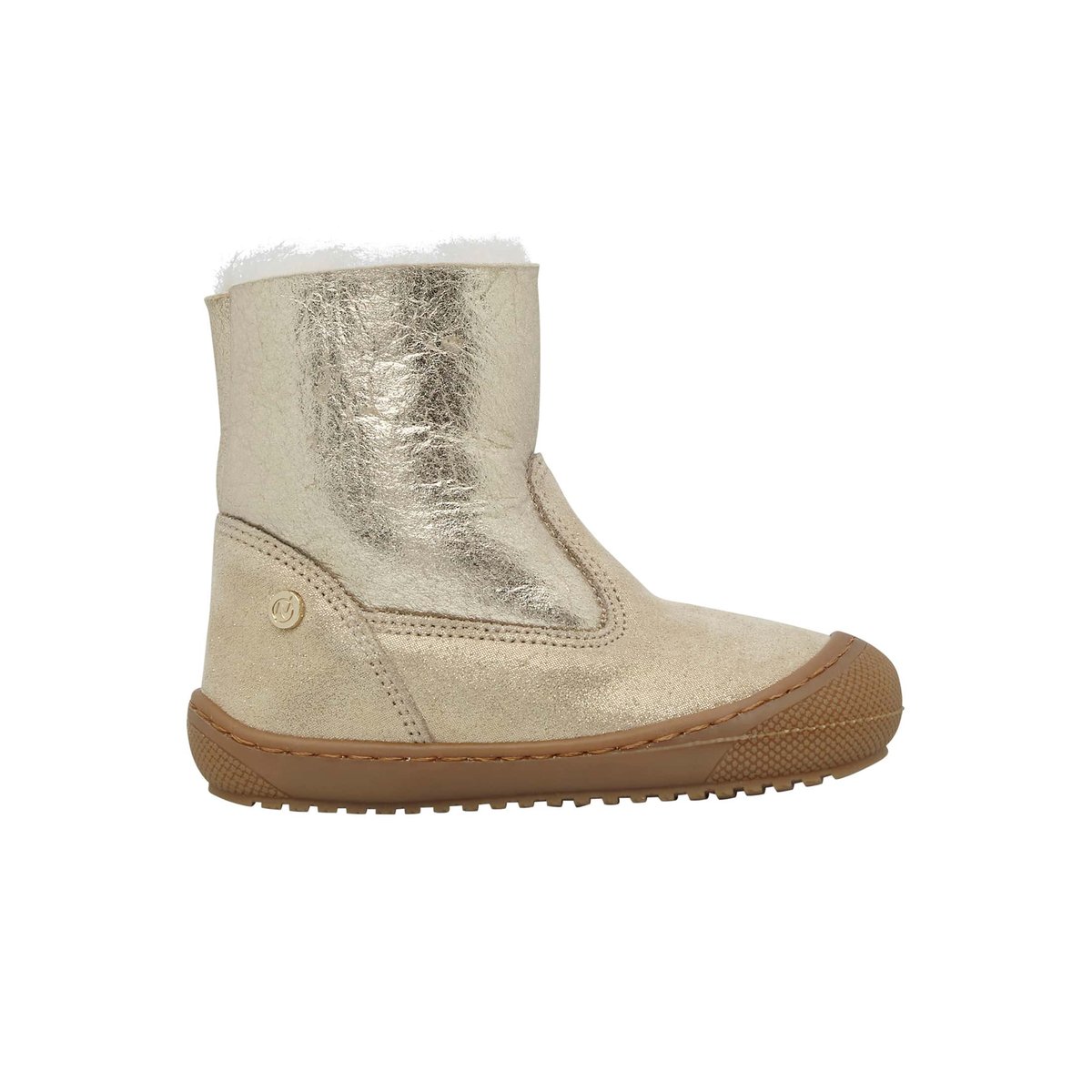 Bottines doublées de laine COZY HUG platine-, NATURINO