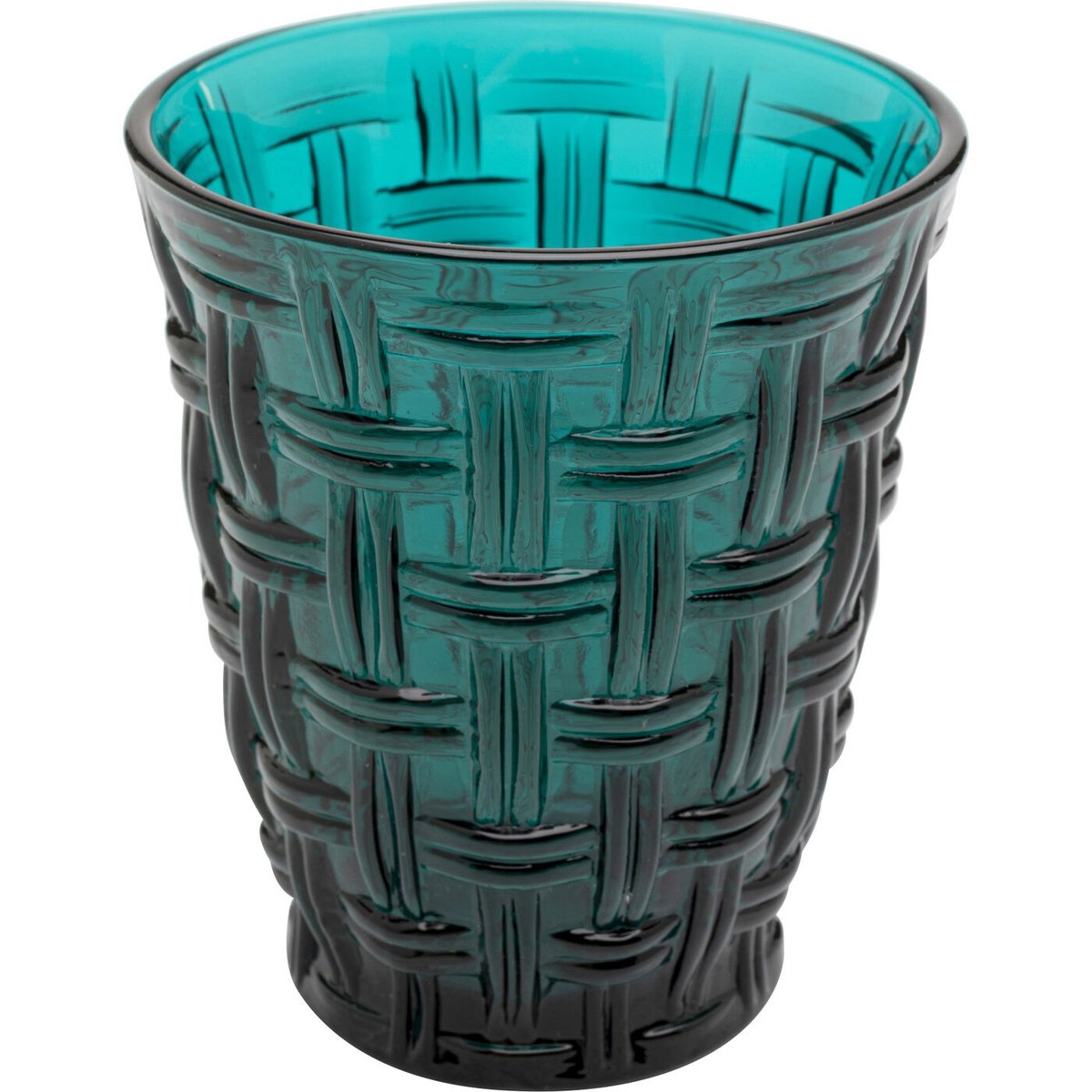 Lot de 6 verres à eau, TISSUE bleu, KARE DESIGN
