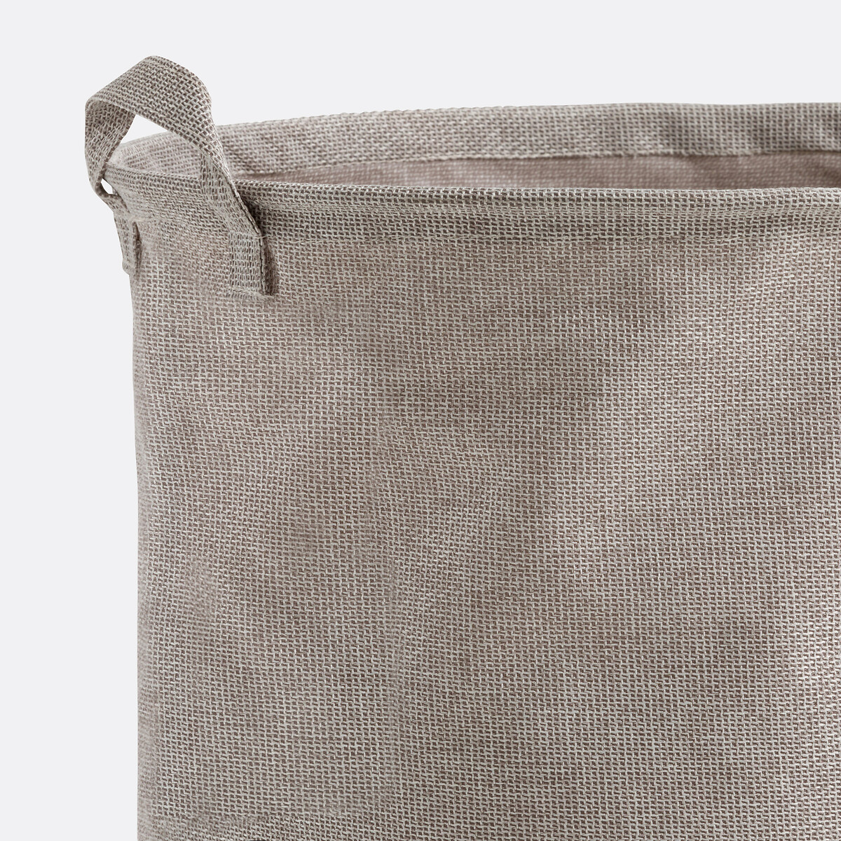 Lihoa 100% Polyester Laundry Basket light grey, LA REDOUTE INTERIEURS