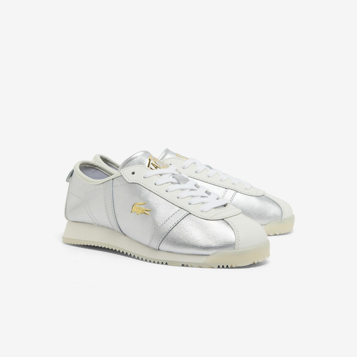 Sneakers Club-Low femme en cuir blanc-108, LACOSTE