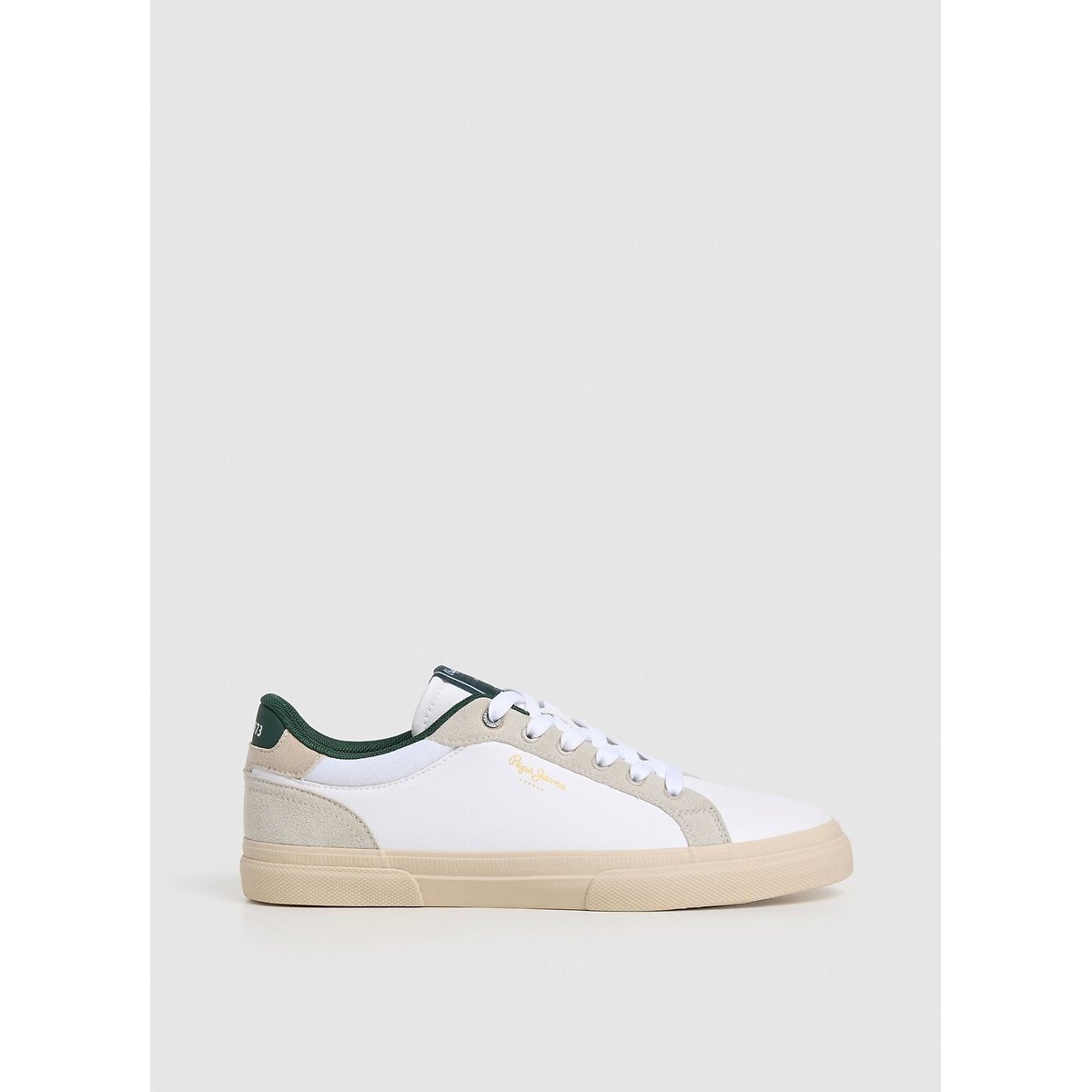 Zapatillas de poliuretano blanco, PEPE JEANS