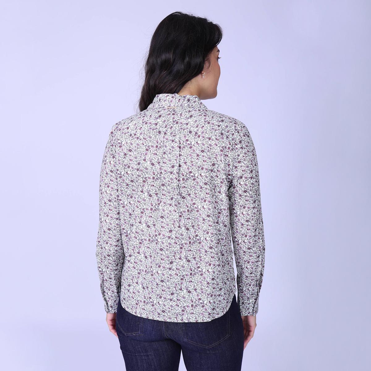 Chemise Emilia parme, MISE AU GREEN
