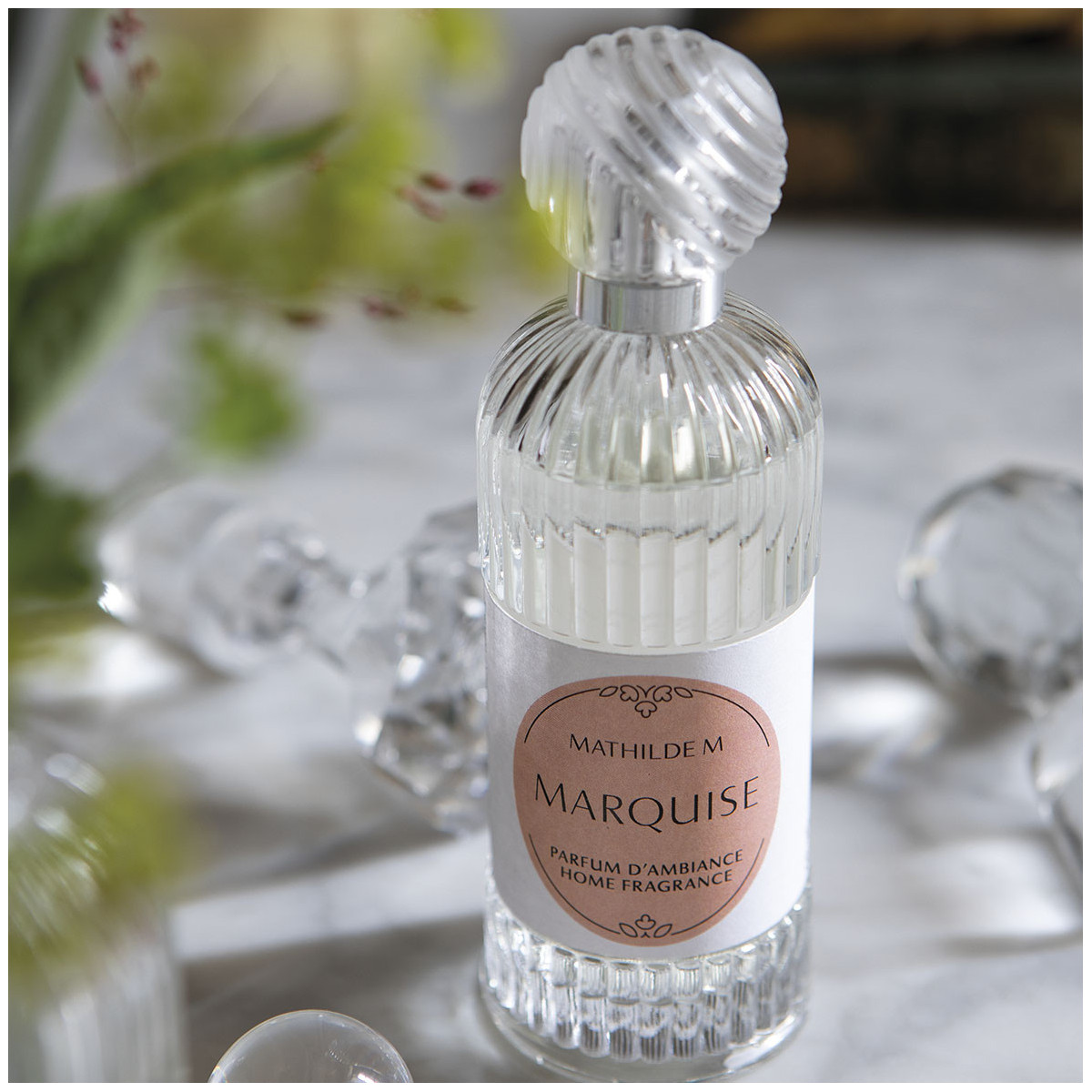 Parfum d'ambiance 100 ml - Marquise transparent, MATHILDE M