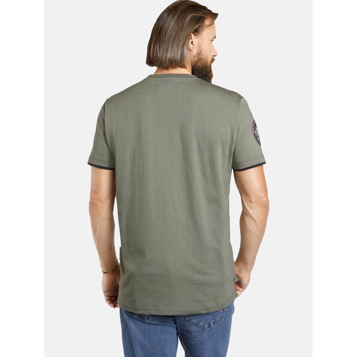T-shirt SÖLVE olive, JAN VANDERSTORM