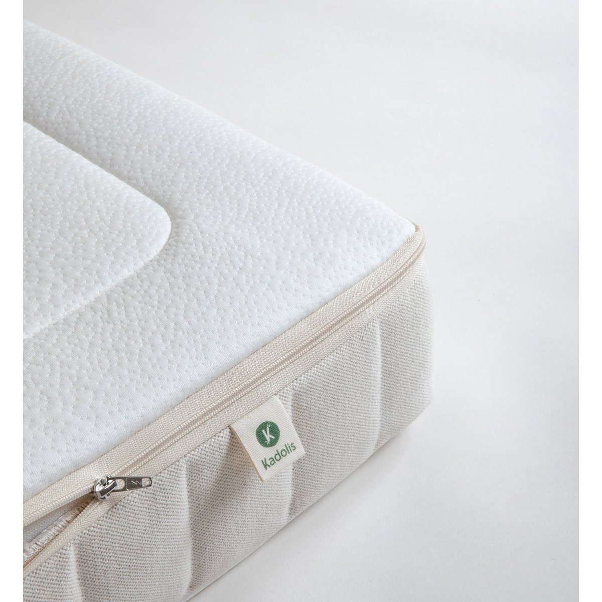 Matelas Bébé CHANVRENATURA® blanc, KADOLIS