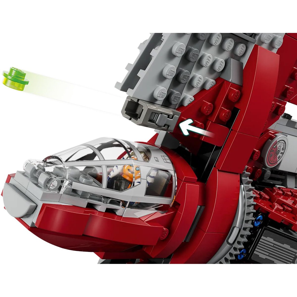 LEGO Star Wars - Navette T-6 d'Ahsoka Tano (75362) - Set de Construction Épique multicolore, LEGO