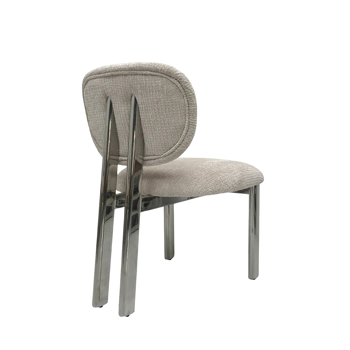 Awari Chenille Upholstered Dining Chair cream, ÉDITÉ