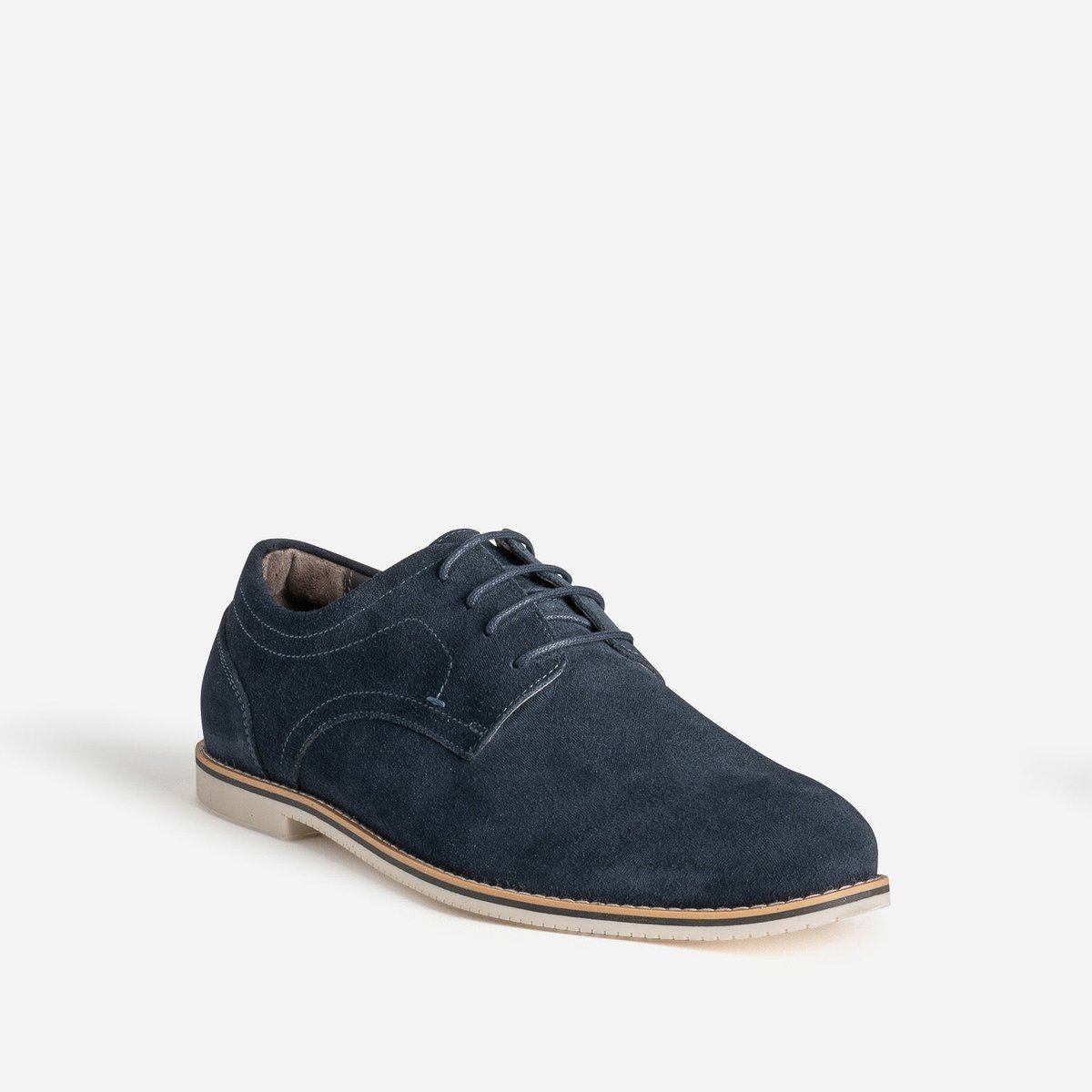Derby en cuir BATHILDE marine, ERAM
