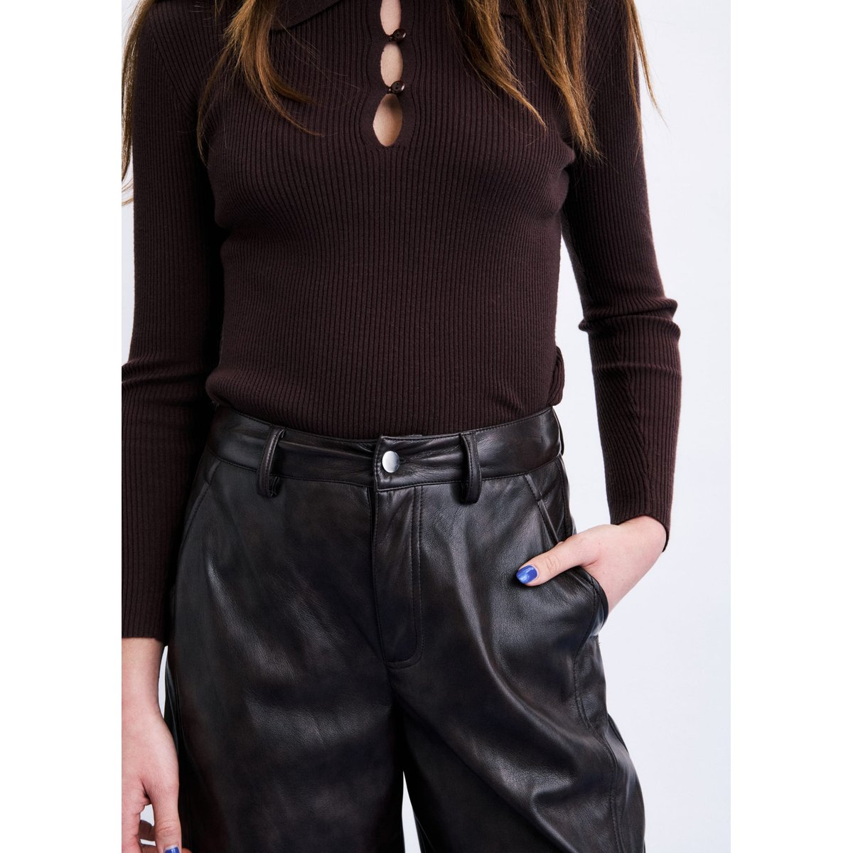 Pantalon Nemea NEMEA marron chocolat, FRNCH
