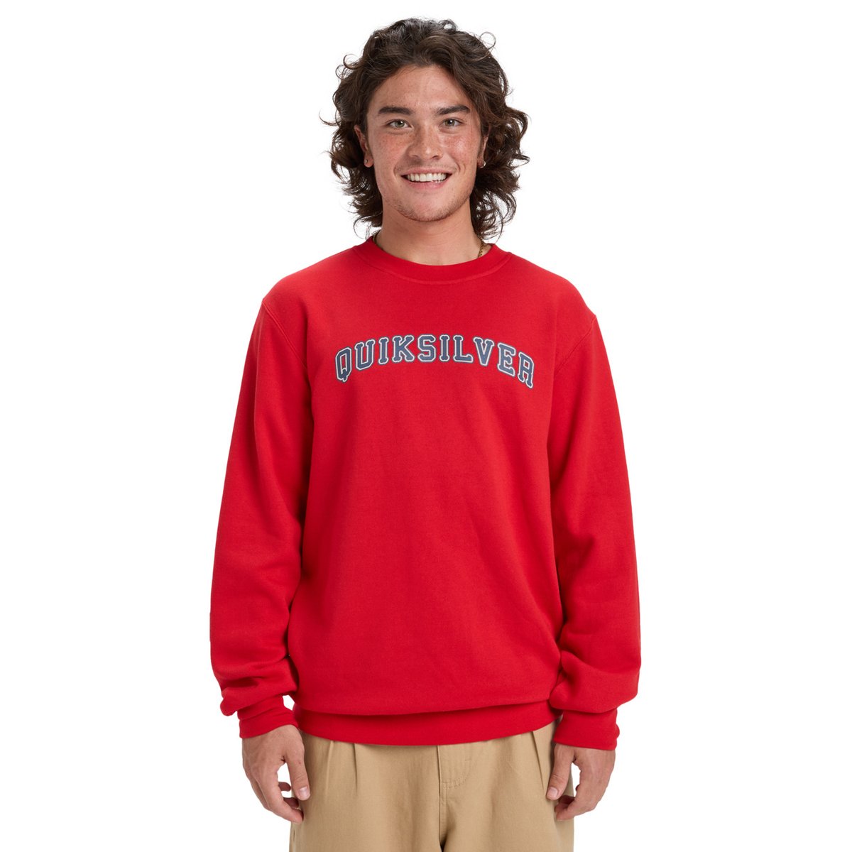 Sweat GRAPHIC rouge salsa, QUIKSILVER