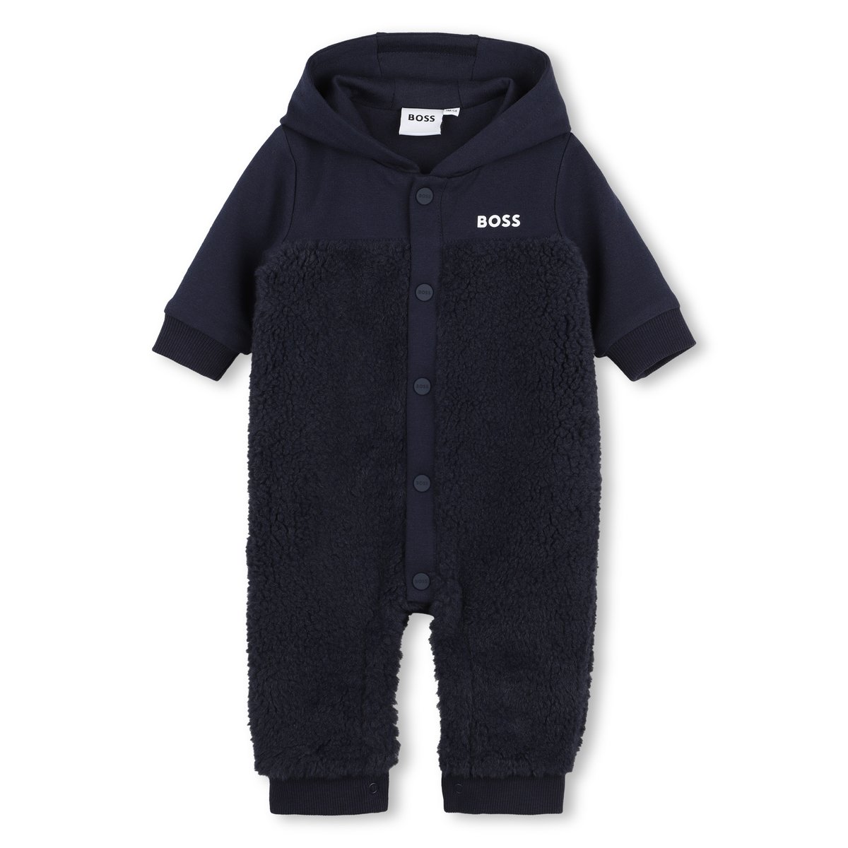 Combinaison à capuche bleu cargo, BOSS KIDSWEAR