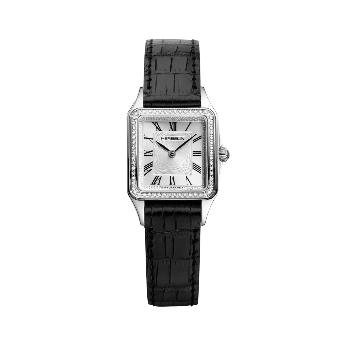 Montre Analogique LUNA argenté argenté noir, HERBELIN