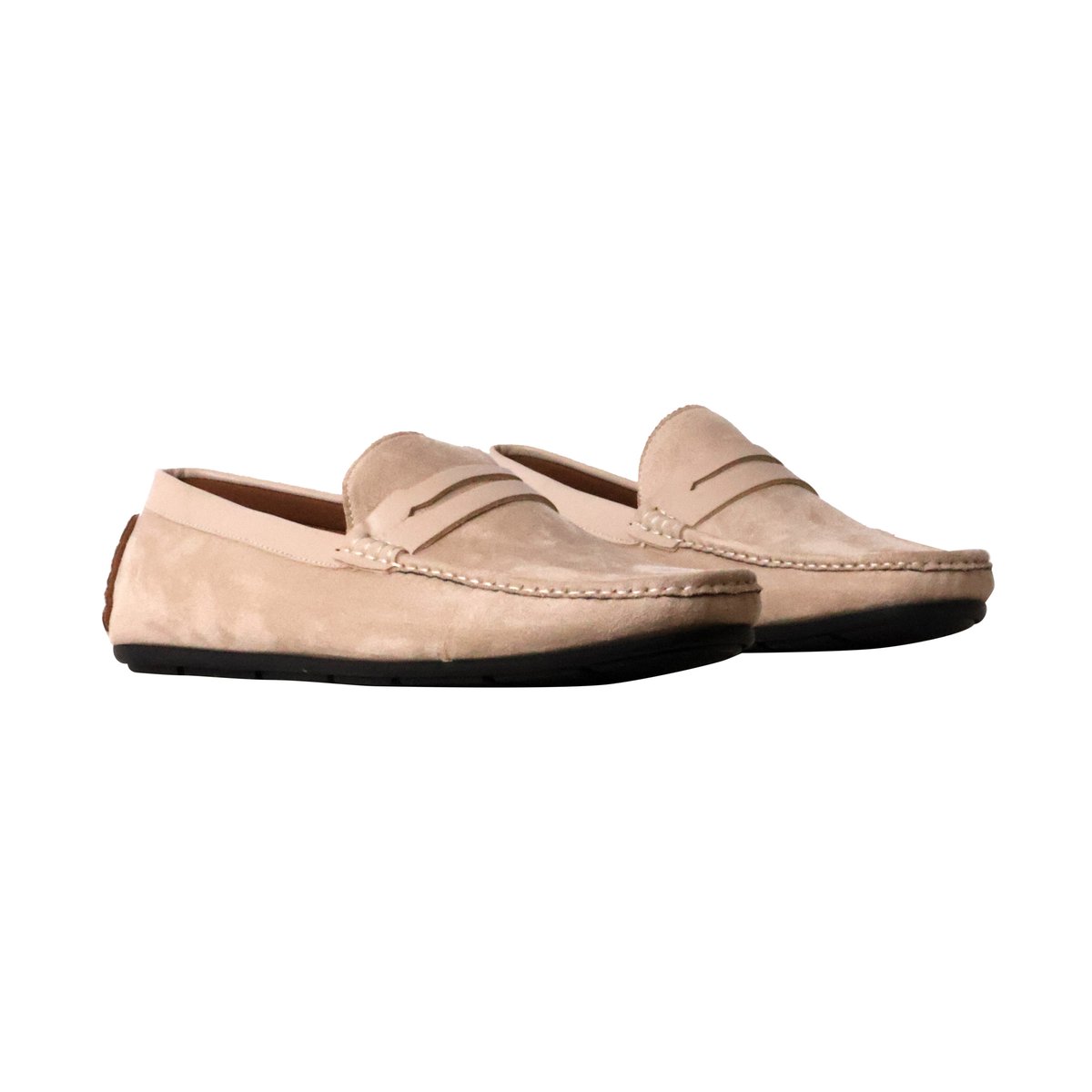 Mocassin à Enfiler beige, ENZO MARCONI