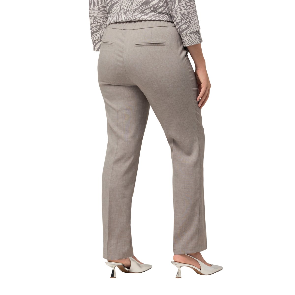 Pantalon Sophie chiné gris clair chiné, ULLA POPKEN