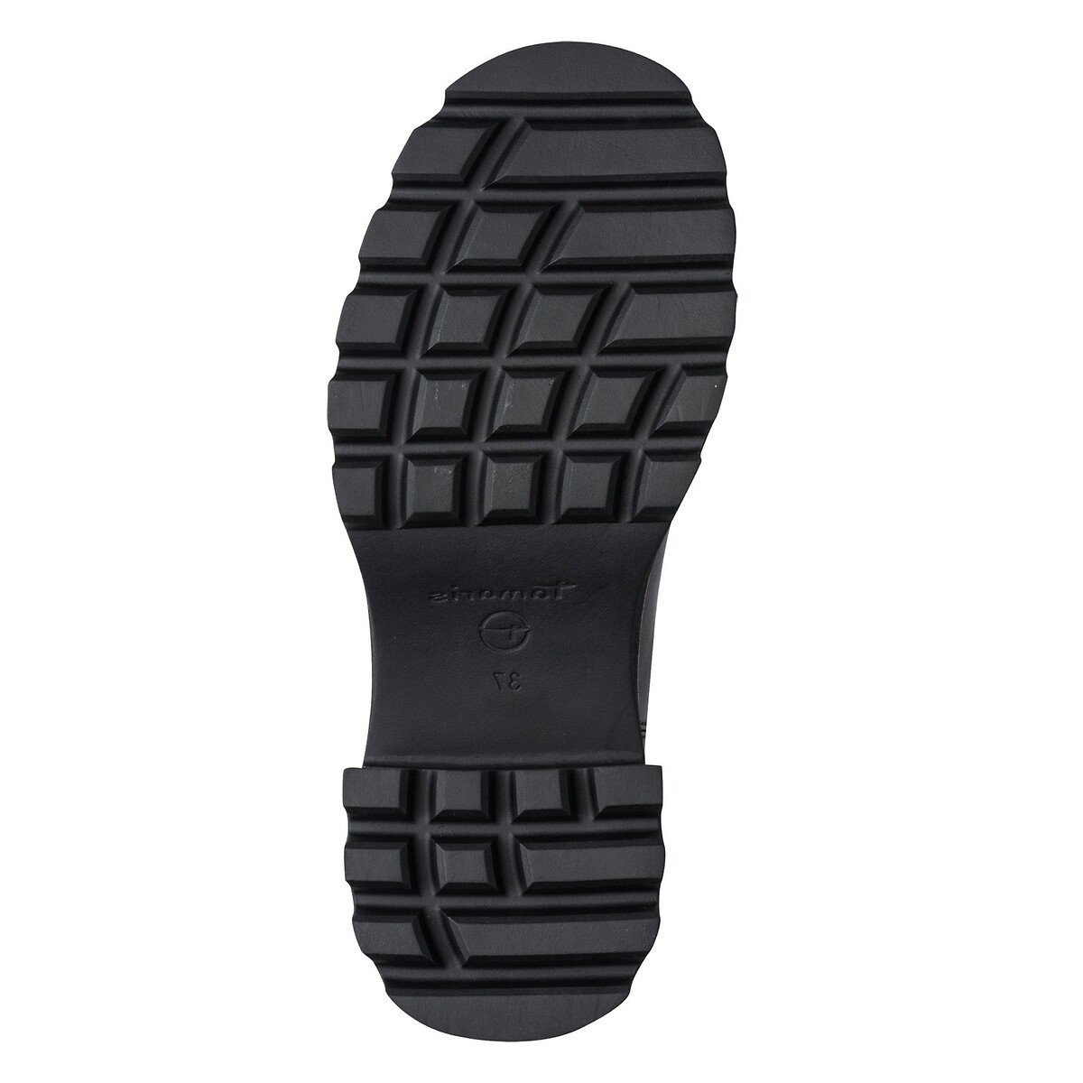 Bottines chelsea en cuir noir, TAMARIS