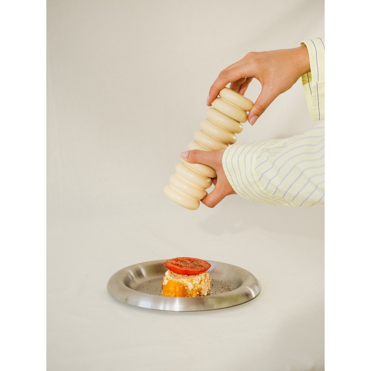 Assiette ROTO - lot de 2 acier inoxydable, NOO.MA