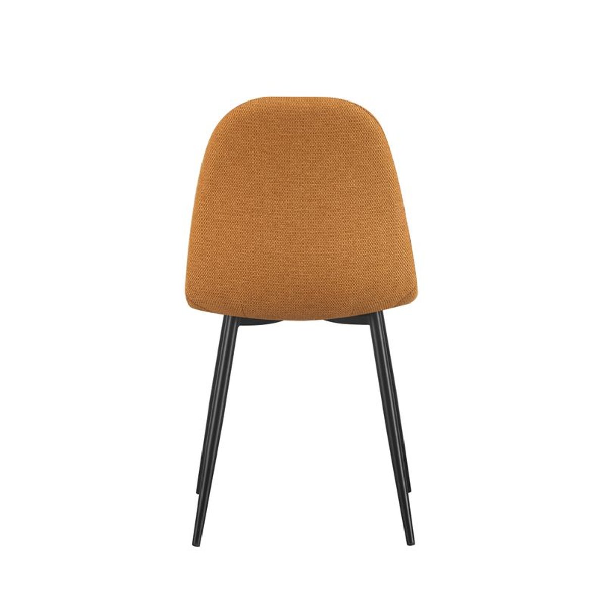Chaise repas tissu écru moutarde, ZAGO