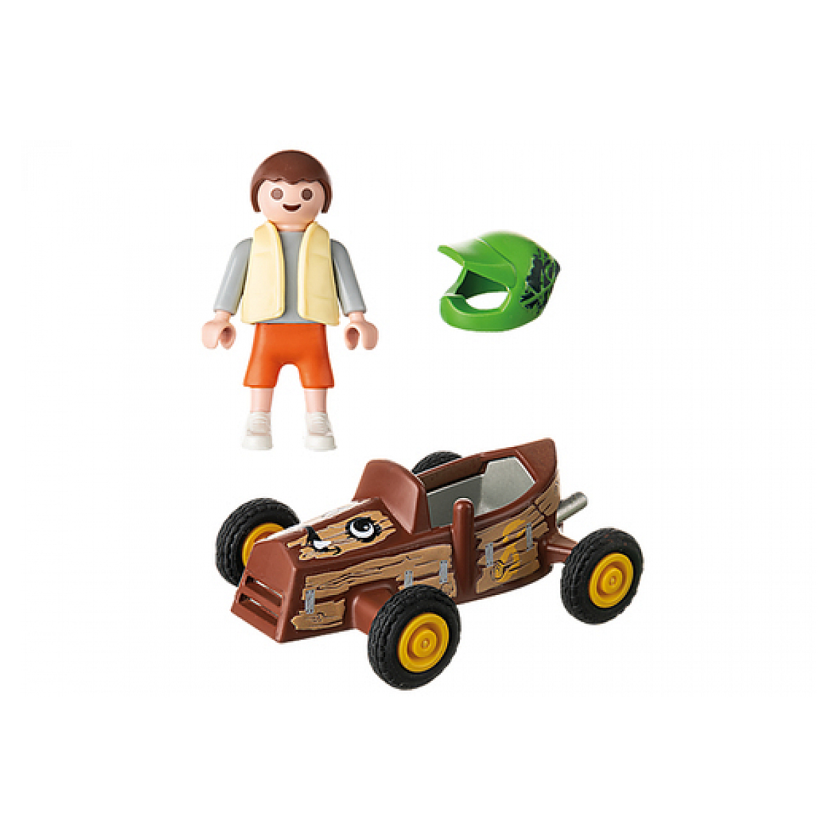 Enfant avec Voiture de Karting multicolore, PLAYMOBIL