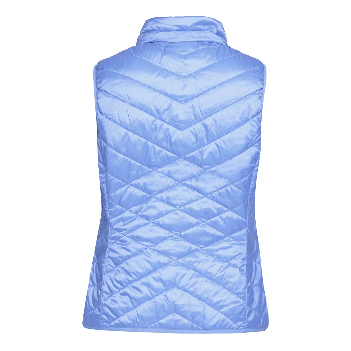 Veste sans manches matelassée à fermeture zippée azurine, BETTY BARCLAY