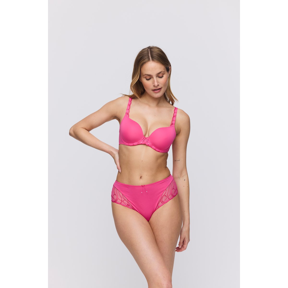Soutien gorge rembourré - forme coeur HELEEN rose - hollywood pink, MARIE JO