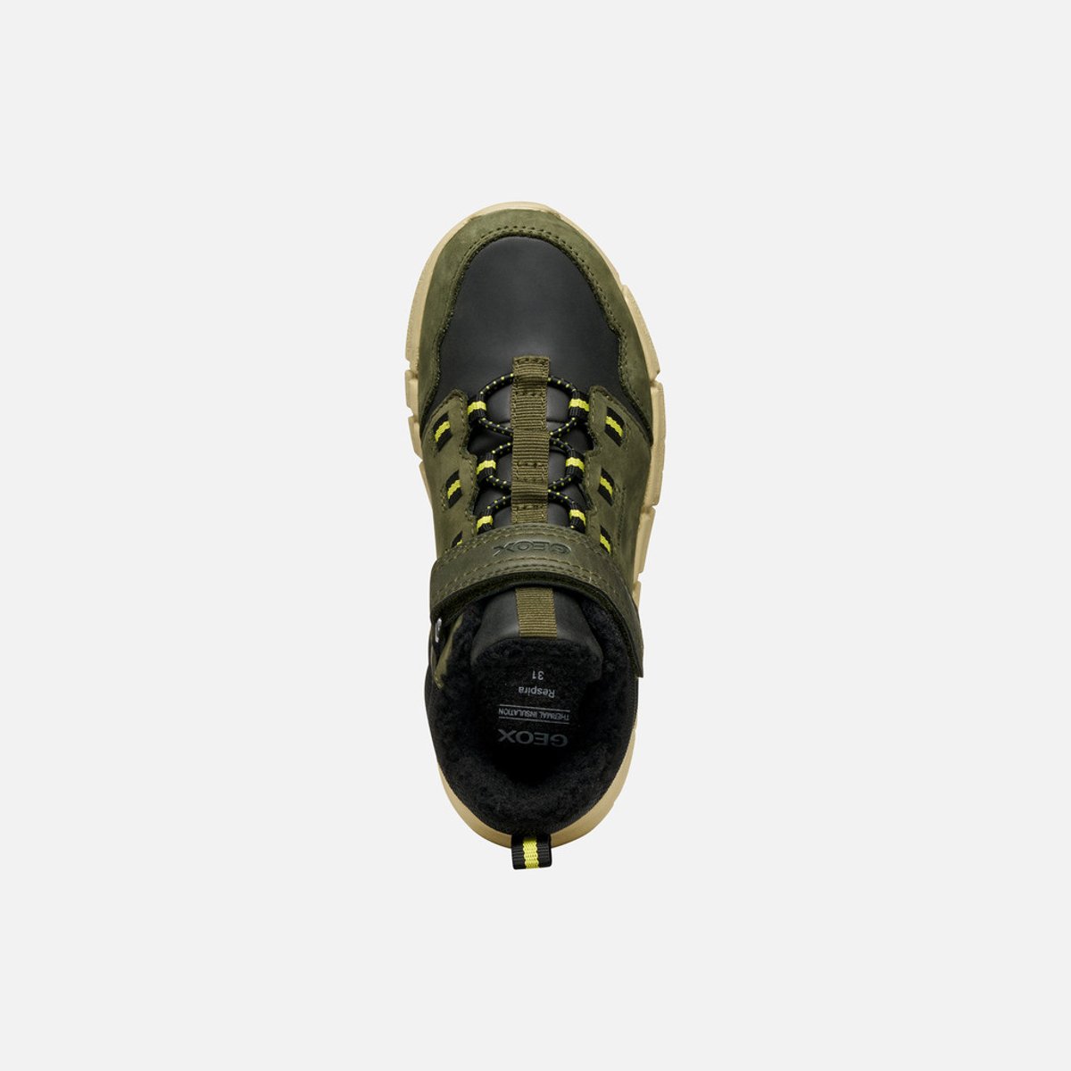 Bottes Et Bottines J FLEXYPER B ABX vert militaire/noir, GEOX