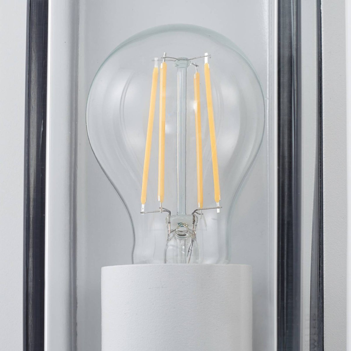 Applique extérieure en aluminium moderne blanc, ARCCHIO