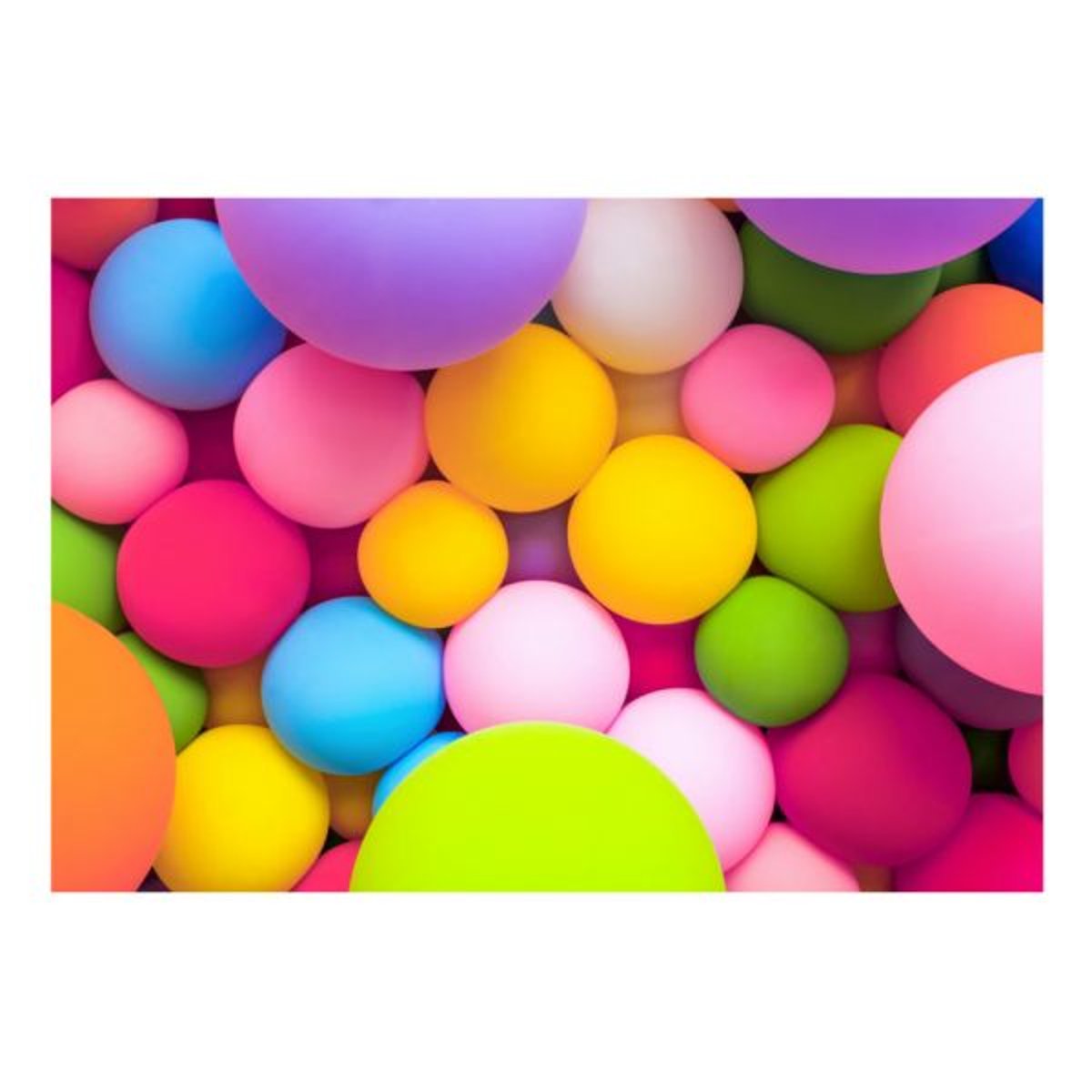 Papier peint intissé panoramique Colourful Balls multicouleur, EDEN