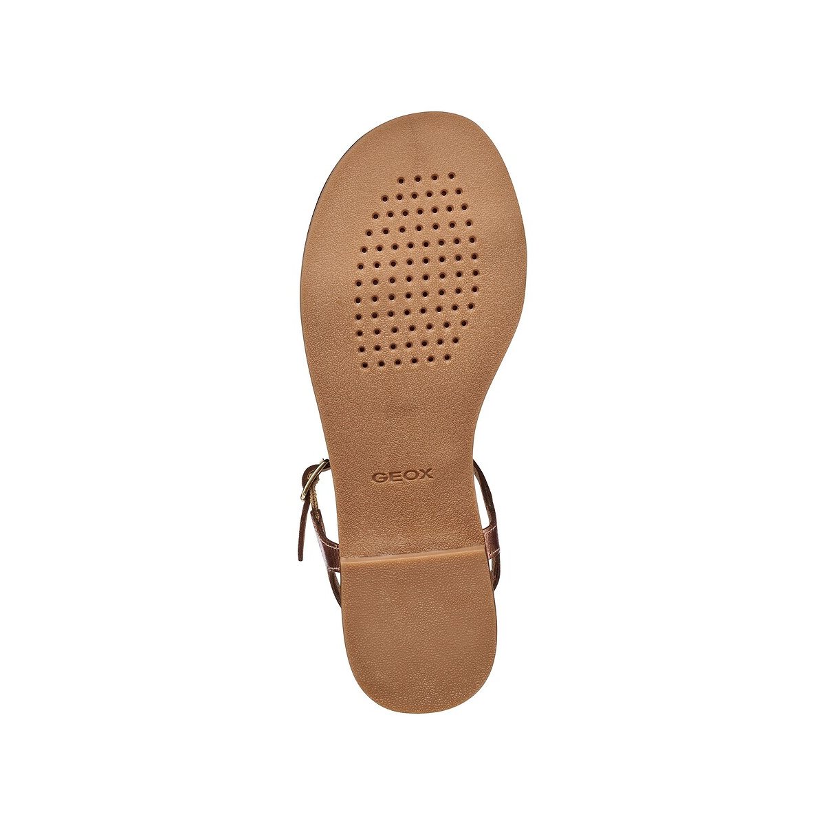 Platte sandalen MADDALUSIAC koper, GEOX