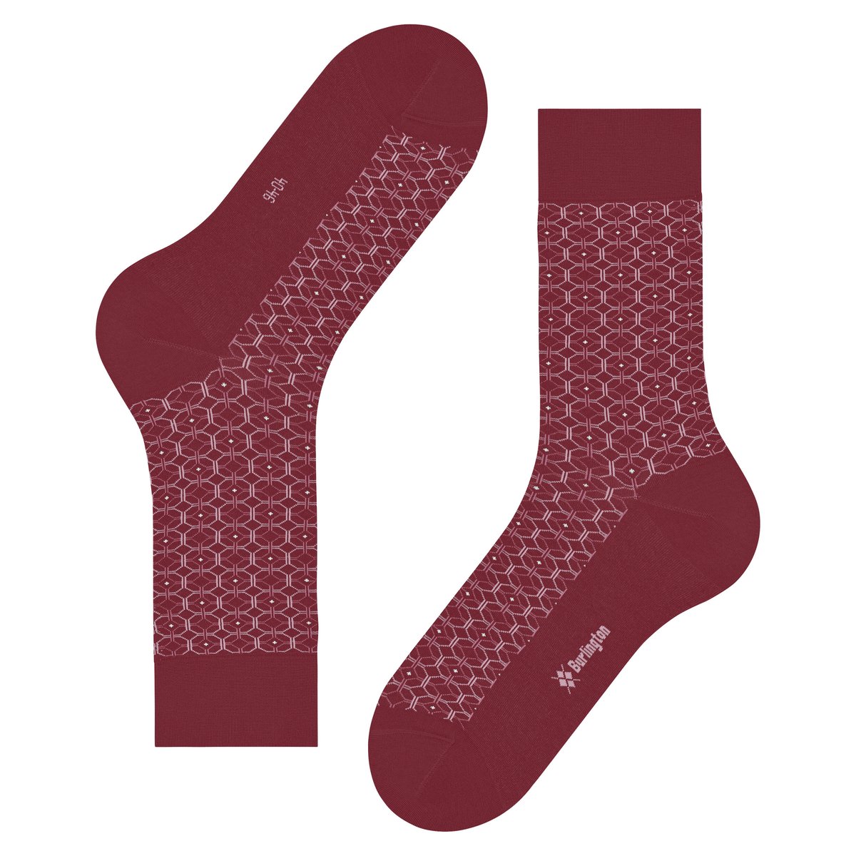 Chaussettes Tie Opaque rouge, BURLINGTON