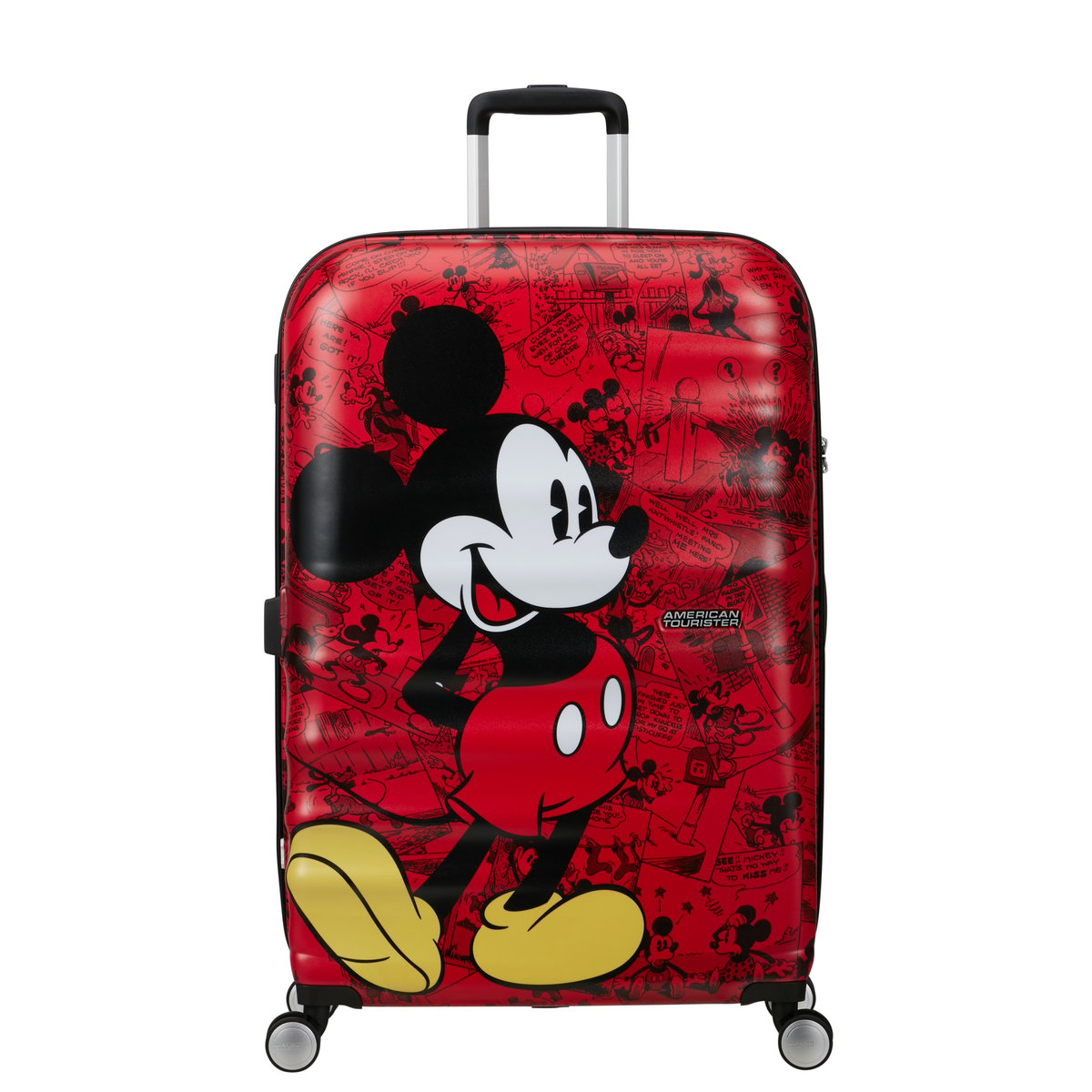 Wavebreaker disney valise 4 roues taille L mickey comics red, AMERICAN TOURISTER