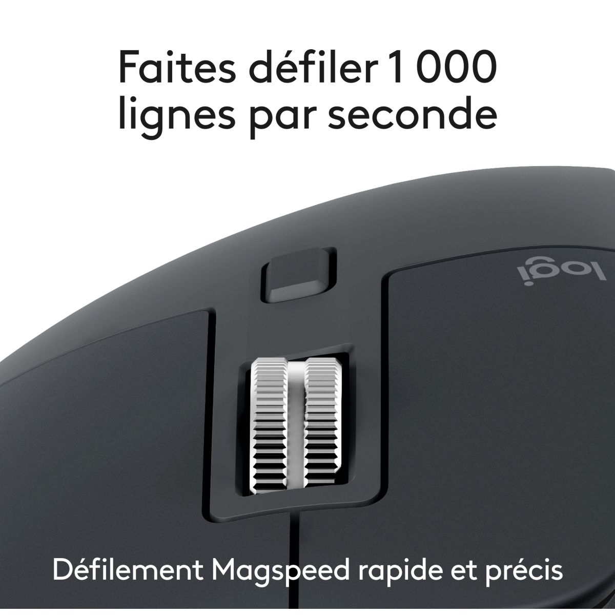 Souris sans fil MX Master 3S Bluetooth couleur unique, LOGITECH