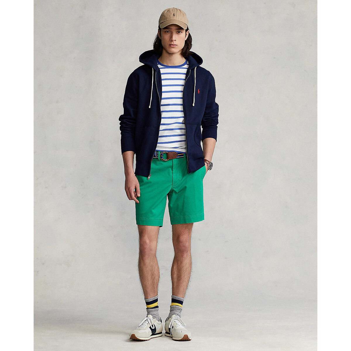 RL Fleece Hoodie navy blue, POLO RALPH LAUREN