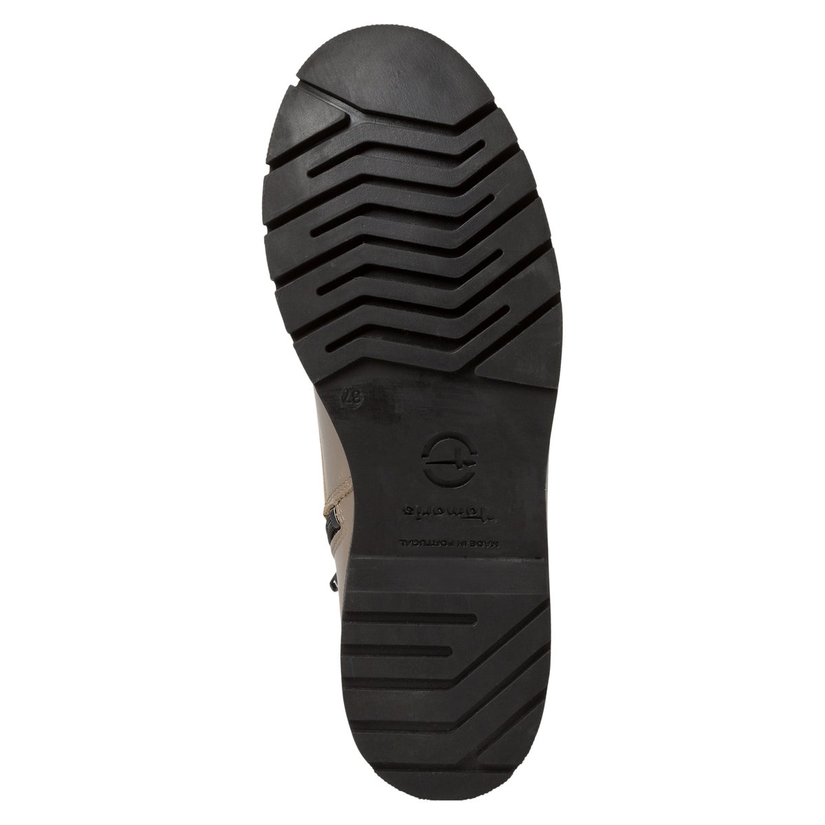 Bottine en cuir gris, TAMARIS