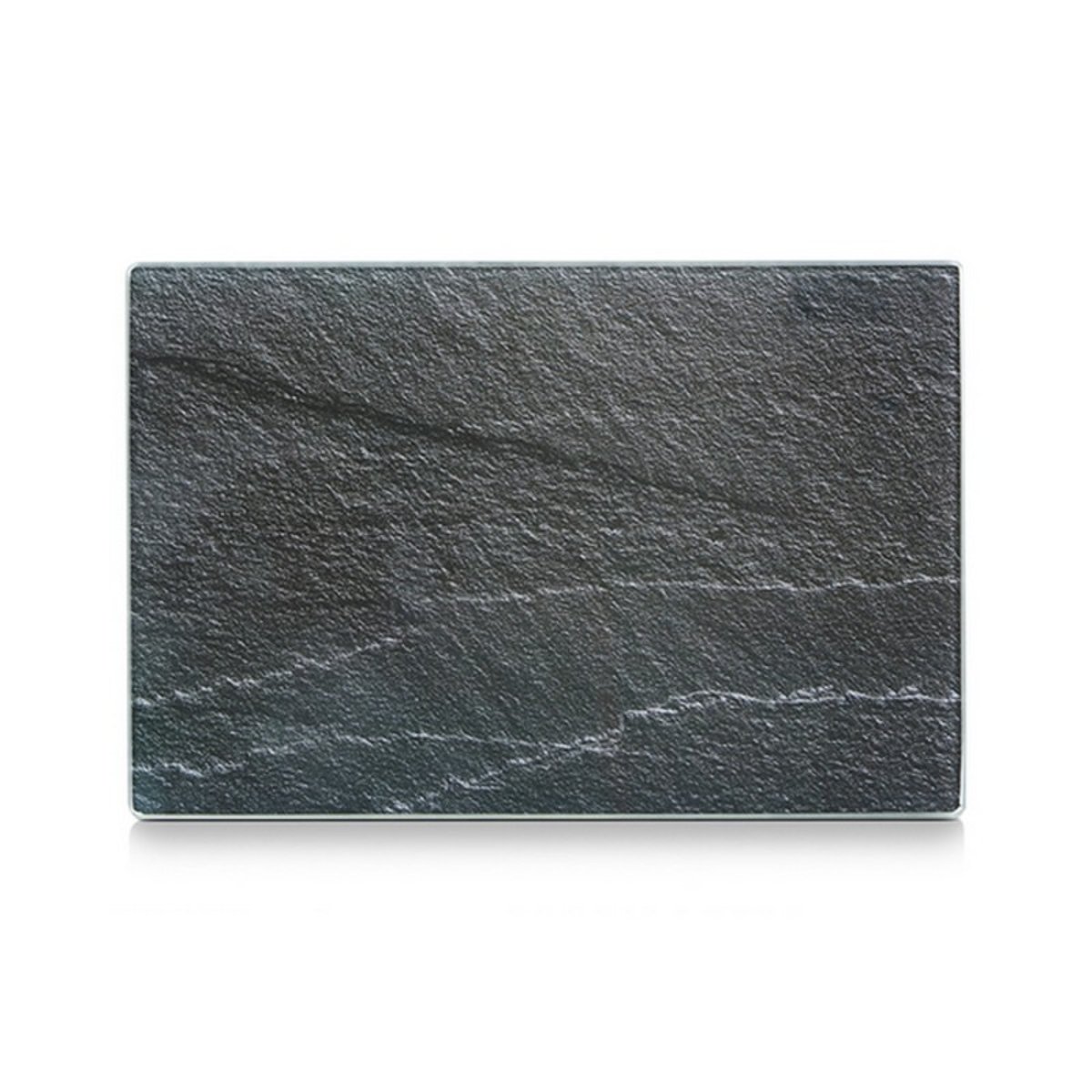 Planche à découper verre gris foncé, ZELLER PRESENT