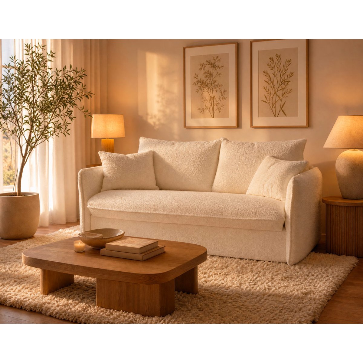Lit - GAUTHIER beige, BEST MOBILIER