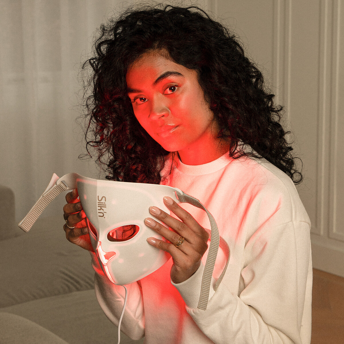 LED masker tegen veroudering en probleem wit, SILKN