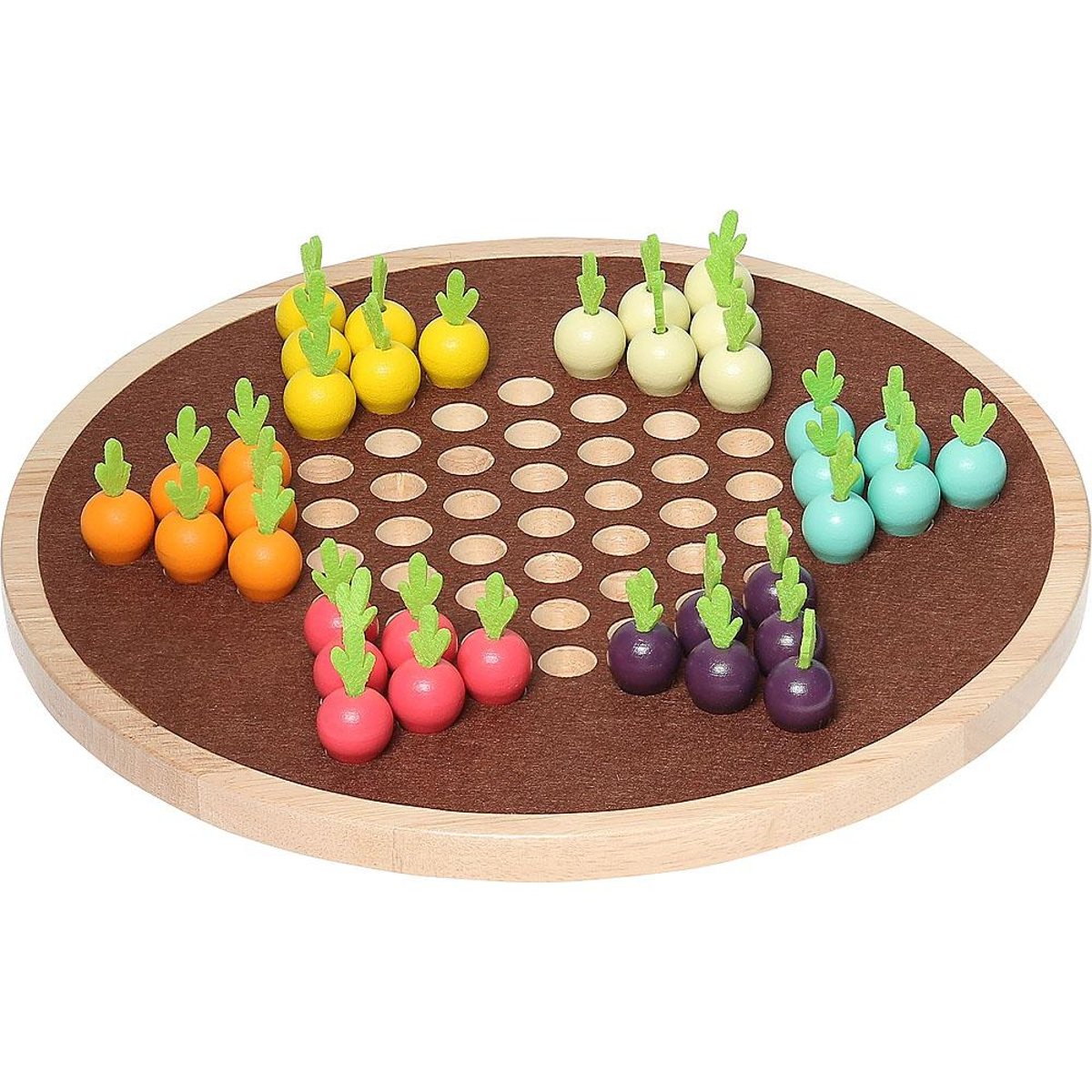 Jeu de dames chinoises La traversée du potager vert, VILAC